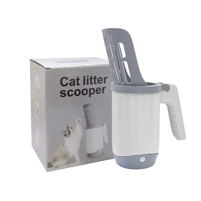 Cat Litter Shovel Scoop for Pet Filter Clean Toilet Garbage Picker Cat Supplies Accessory Cat Litter Box Self Cleaning